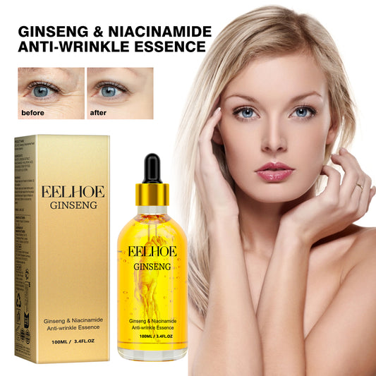 EELHOE Ginseng Essence - Facial Moisturizing Serum for Hydration, Eye Contour Refinement, and Elasticity for Youthful Skin